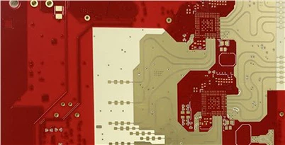 Masque de soudure rouge PCB HF